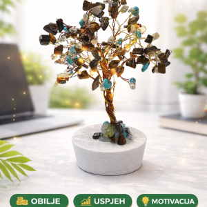 idealno riješenje za poklon za bliske prijatelje posebne ljude u vašem životu-Uz drvo kristala ide i kartica s  značenjem  kristala .